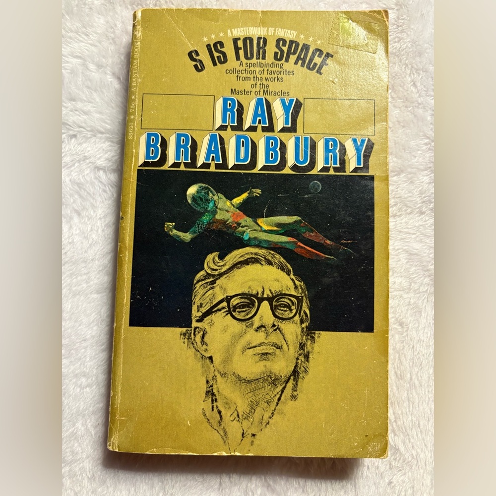 S is For Space Ray Bradbury 4th Bantam 1970 Vintage Science Fiction Book Fantasy